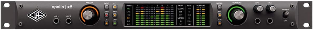 Universal Audio Apollo X8 Thunderbolt 3 Audio Interface image 1 Universal Audio Apollo X8 Thunderbolt 3 Audio Interface image 1